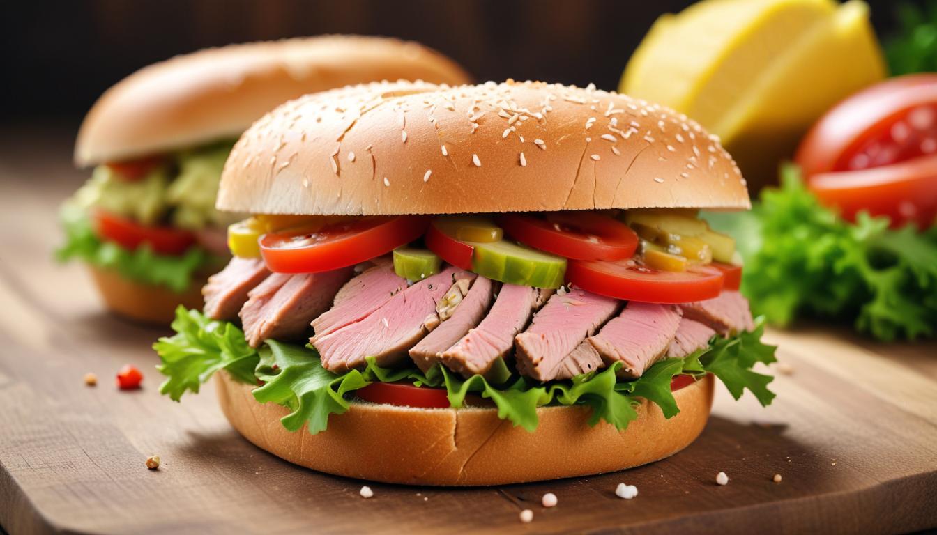 Farklı Bir Dokunuşla Ton Balıklı Sandviç