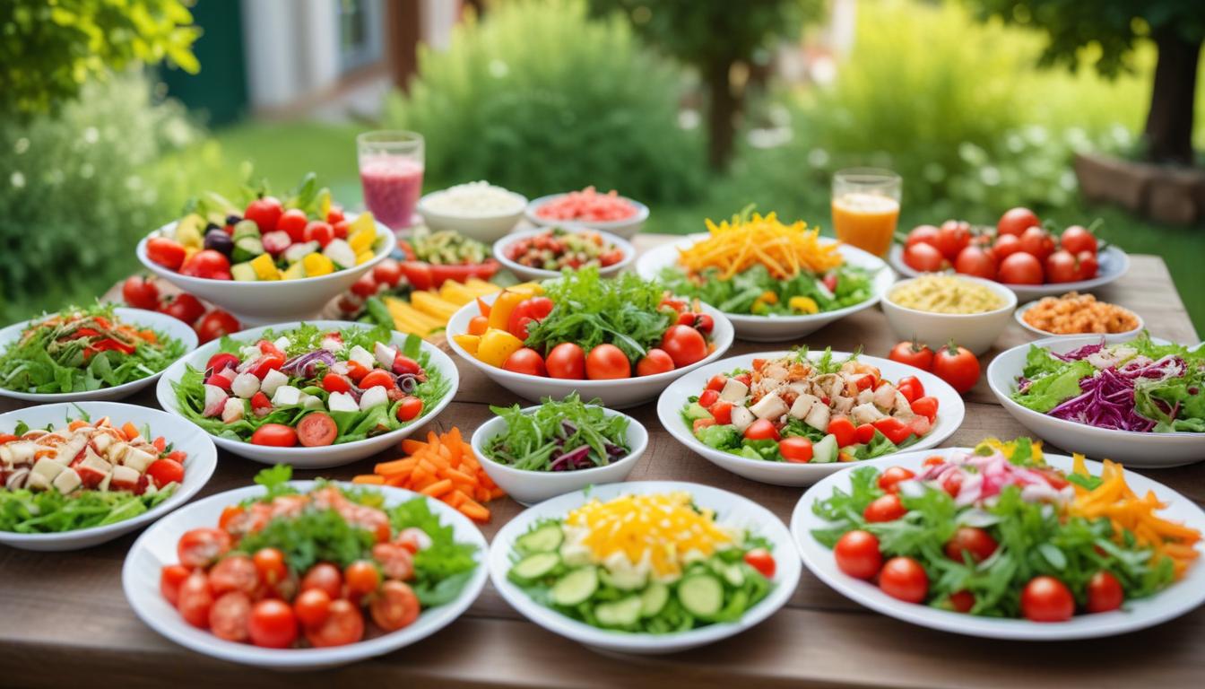 ### Yaz Aylarına Uygun Ferah Salata ve Meze Tarifleri
