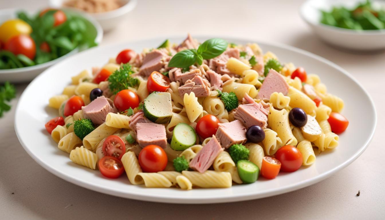 Ekonomik Ton Balığı Makarna Salatası Tarifi