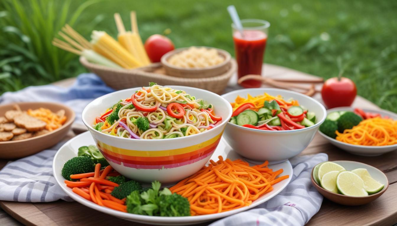 Piknik ve Parti İçin Noodle Salatası Tarifi