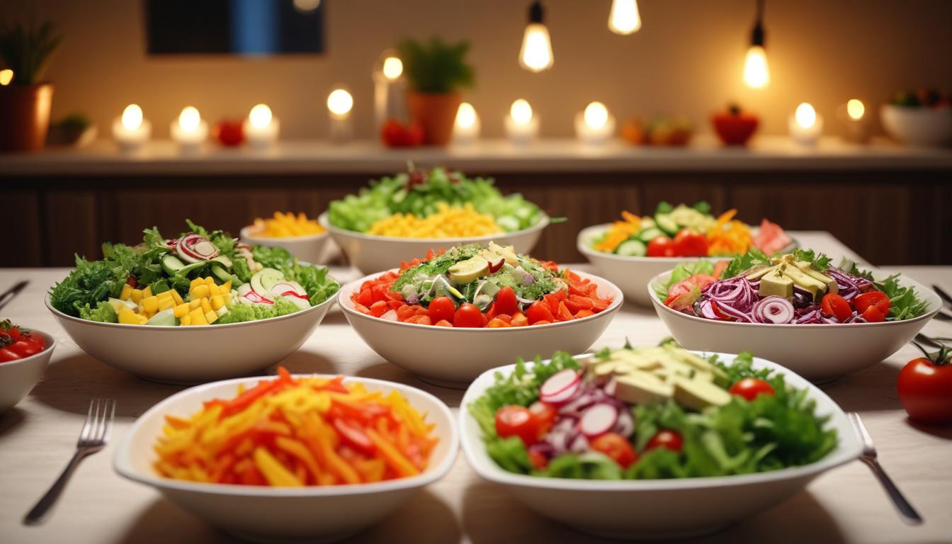 Akşam Sofralarınıza Uygun Salata Tarifleri