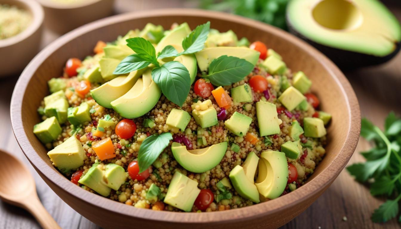 Besleyici ve Lezzetli: Kinoalı Avokado Salatası Tarifi