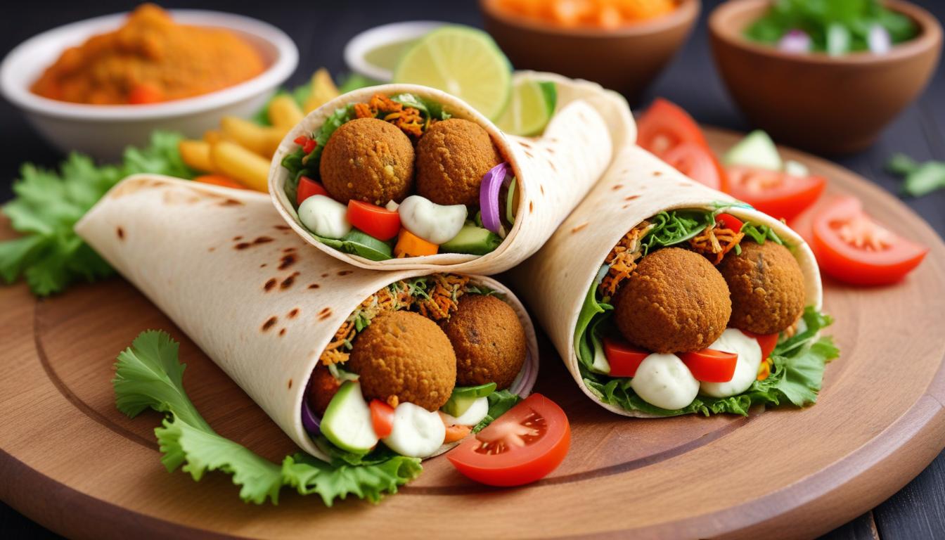 Vejetaryenler İçin Leziz Falafel Dürüm Tarifi