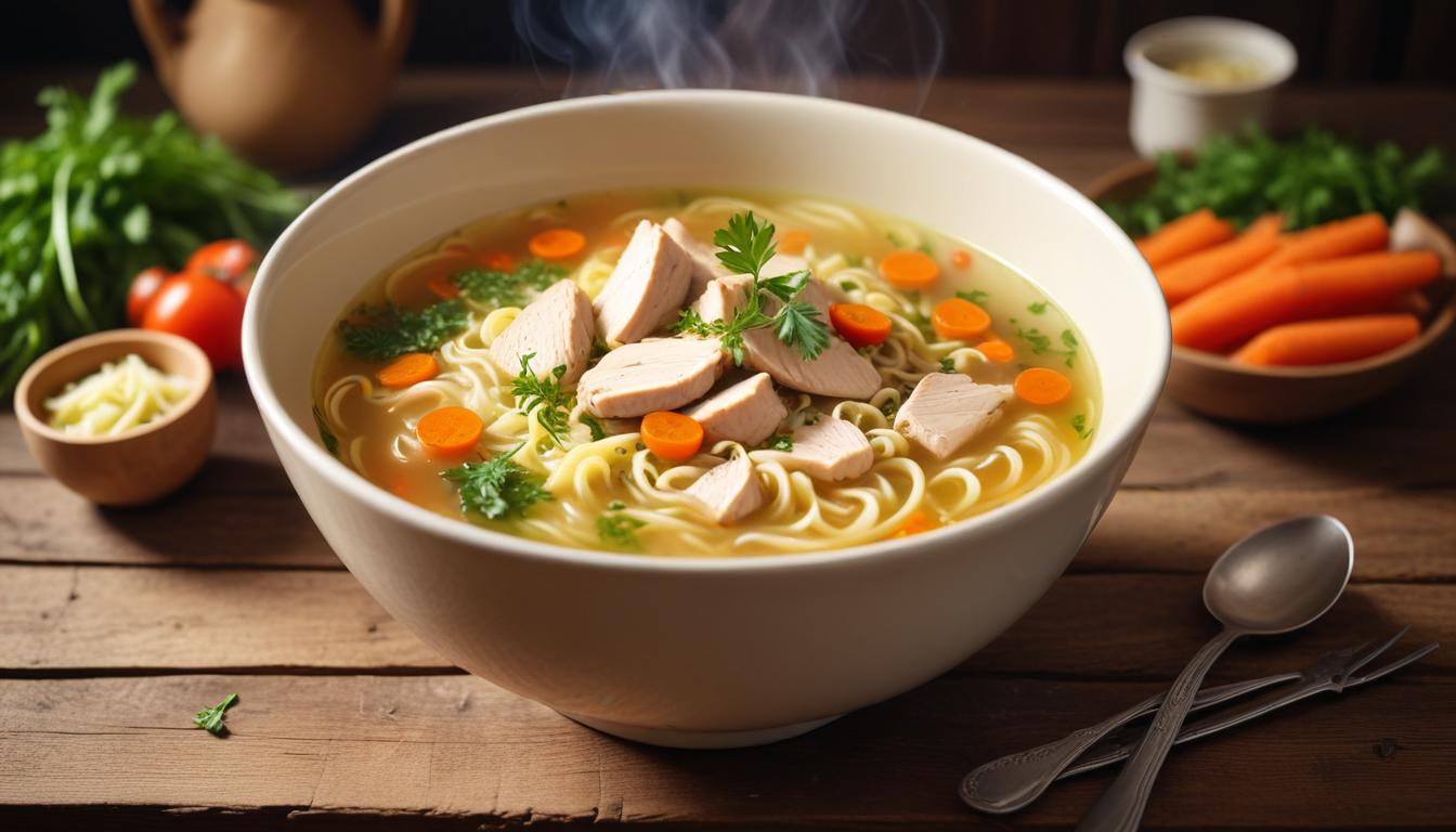 Uzakdoğu Tadı: Tavuklu Noodle Çorbası Tarifi